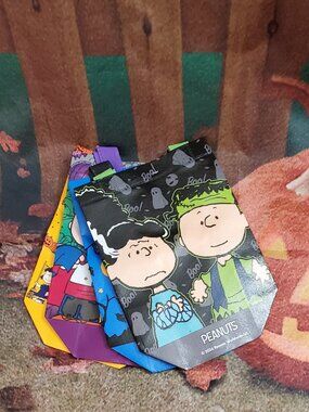 Peanuts Halloween Reusable 4-Pack Mini Totes by Legacy 8x7 NWT